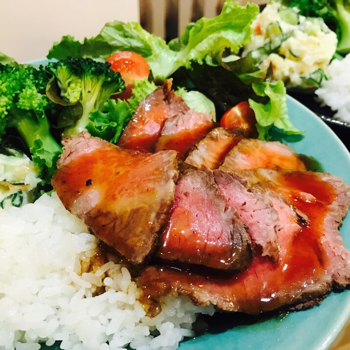 簡単美味しい☆ローストビーフ丼